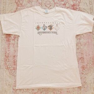 Gildan Vintage Men’s Cream Renaissance Faire T-Shirt